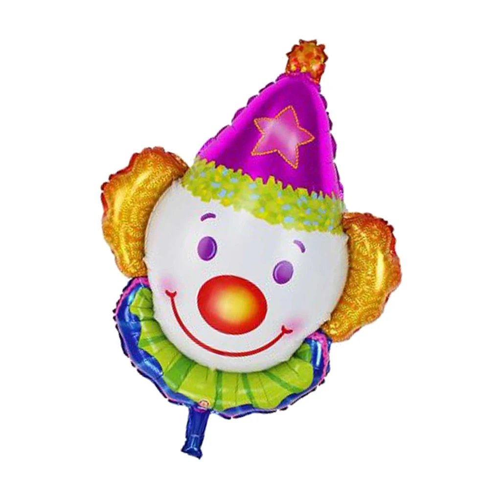 Foil Super Shape Clown Balloon Circus Party Juggles Kids Birthday Party Supplies Foil Super Shape Clown Balloon Circus Party Juggles Kids Birthday Party Supplies