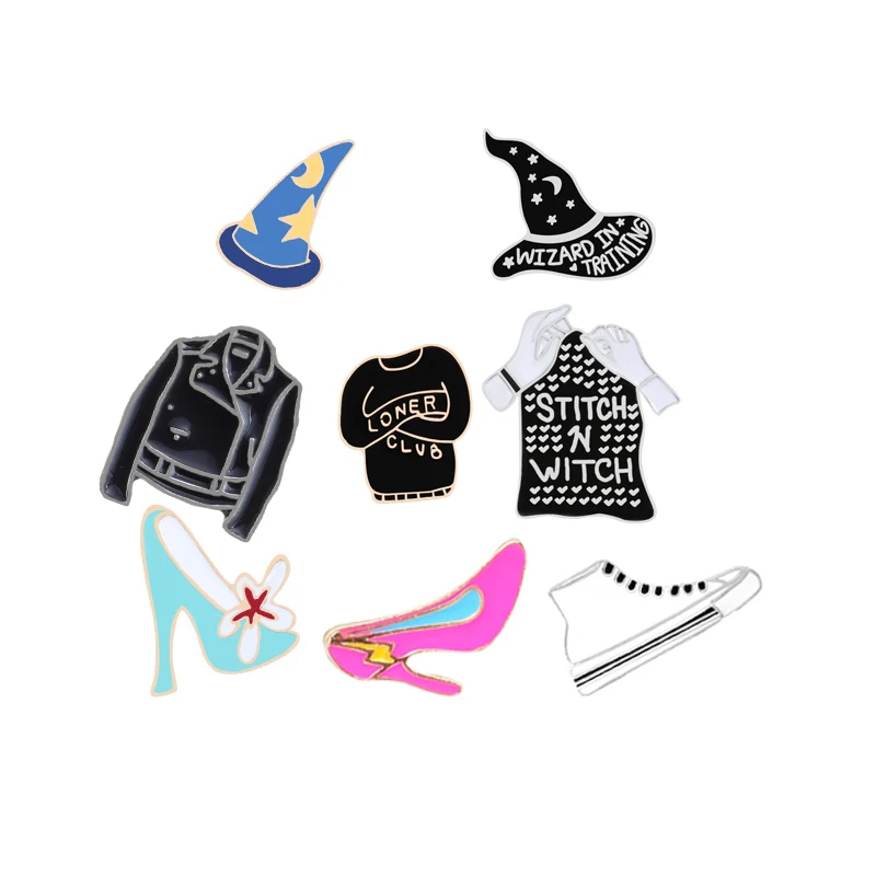 Witchcraft Hat Tiny Brooches Pins Clothes Shoes Enamel Bag Badges Jackets Lapel Pin Jewelry Women Clothes Accessories Kids Gifts
Witchcraft Hat Tiny Brooches Pins Clothes Shoes Enamel Bag Badges Jackets Lapel Pin Jewelry Women Clothes Accessories Kids Gifts
