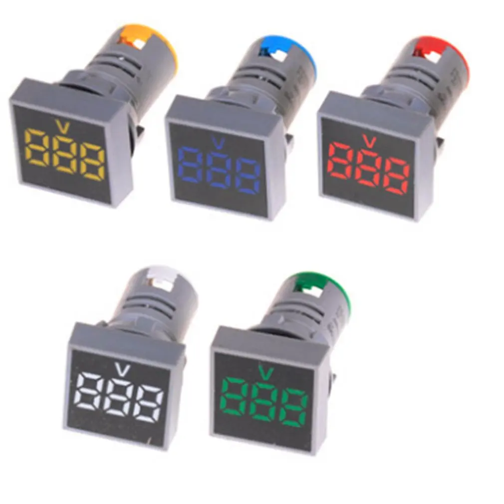 22MM AC12-500V Voltmeter Square Panel LED Digital Voltage Meter Indicator Light Voltmeter Square Panel
22MM AC12-500V Voltmeter Square Panel LED Digital Voltage Meter Indicator Light Voltmeter Square Panel