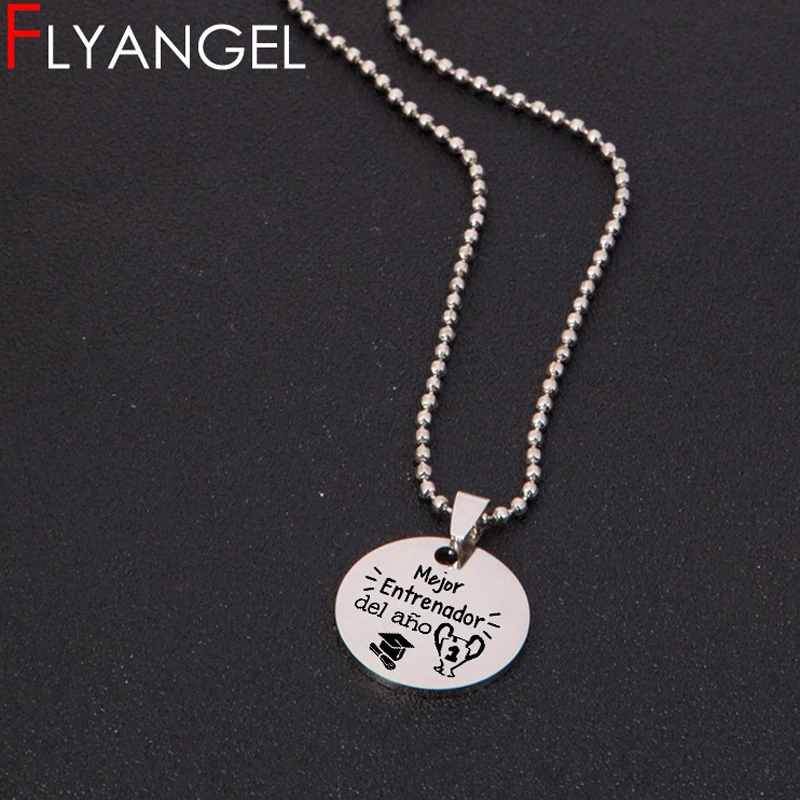 New Design Necklace Pendant Keychain All Kinds Of Style Mejor Profe Del Aho Spanish Teacher's Day Gifts Graduation Gifts
New Design Necklace Pendant Keychain All Kinds Of Style Mejor Profe Del Aho Spanish Teacher's Day Gifts Graduation Gifts