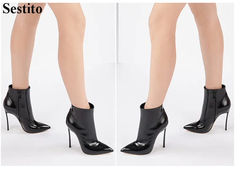 Autumn New Sexy Black White Woman Boots Pointed Toe Thin Heels Boots Ankle Boots For Women Zip Short Boots Casual Women Shoes
Autumn New Sexy Black White Woman Boots Pointed Toe Thin Heels Boots Ankle Boots For Women Zip Short Boots Casual Women Shoes