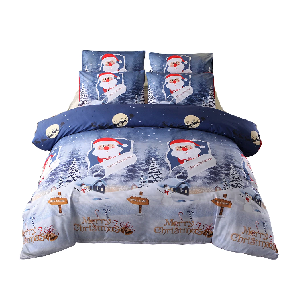 Christmas Duvet Cover Set US Queen King Size UK Single Double 3D Cartoon Snowman Santa Claus Deer Print Bed Linens Bedding Sets
Christmas Duvet Cover Set US Queen King Size UK Single Double 3D Cartoon Snowman Santa Claus Deer Print Bed Linens Bedding Sets