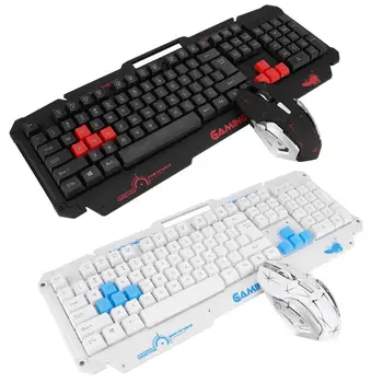 HK1868 10M Wireless Transmission 2.4G 104Keys Gaming Keyboard Mouse Set for PC Computer Keyboard
HK1868 10M Wireless Transmission 2.4G 104Keys Gaming Keyboard Mouse Set for PC Computer Keyboard