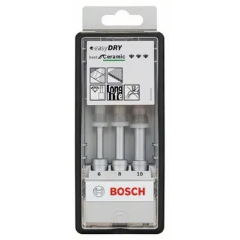 BOSCH 2608587145 Drill Diamond EasyDry Robustline 3uds
BOSCH 2608587145 Drill Diamond EasyDry Robustline 3uds