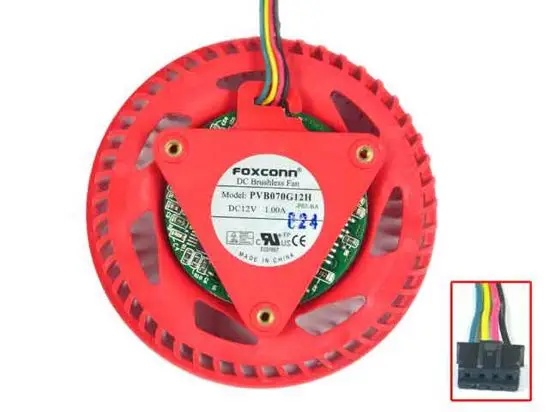 Foxconn PVB070G12H P02-BA DC 12V 1.00A 75x75x25 мм 4-проводной вентилятор охлаждения сервера
Foxconn PVB070G12H P02-BA DC 12V 1.00A 75x75x25 мм 4-проводной вентилятор охлаждения сервера