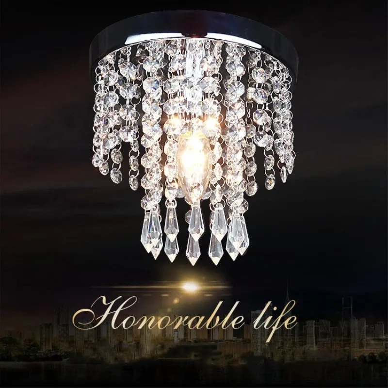 Crystal ceiling lamp lustres living room dining room bedroom crystal light porch aisle lights door guards straight balcony
Crystal ceiling lamp lustres living room dining room bedroom crystal light porch aisle lights door guards straight balcony