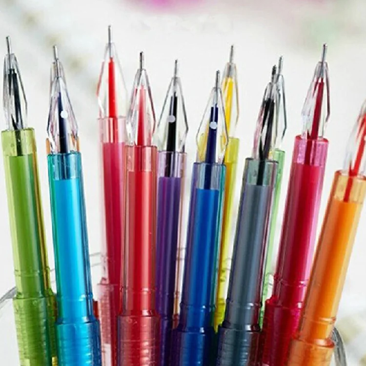 12color/set diamond crystal Colors Colorful Gel Pen Set School Supplies Colored Gel Pens colorful pencil gift sketch pen
12color/set diamond crystal Colors Colorful Gel Pen Set School Supplies Colored Gel Pens colorful pencil gift sketch pen