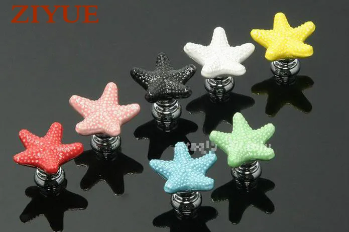 Free Shipping 2pcs Mediterranean Sky Blue Starfish Shaped Creative Relief Ceramic Handle Furniture Wardrobe Door Handle
Free Shipping 2pcs Mediterranean Sky Blue Starfish Shaped Creative Relief Ceramic Handle Furniture Wardrobe Door Handle