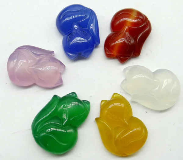 natural stone purple red Chalcedony agates stone hand-carved fox pendant Gems for diy jewelry Making necklace Accessories 6pcs
natural stone purple red Chalcedony agates stone hand-carved fox pendant Gems for diy jewelry Making necklace Accessories 6pcs
