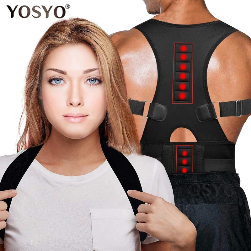 Back Brace Posture Corrector Adjustable Support Brace -Improves Posture and Provides Lumbar Support - for Lower and Upper Back
Back Brace Posture Corrector Adjustable Support Brace -Improves Posture and Provides Lumbar Support - for Lower and Upper Back