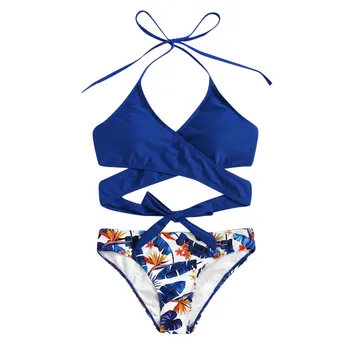 Mulicolor Bikini 2019 Women Padded Sexy Floral Lace-up Print Backless Bikini Halter One Piece Swimwear Swimwear Women 20
Mulicolor Bikini 2019 Women Padded Sexy Floral Lace-up Print Backless Bikini Halter One Piece Swimwear Swimwear Women 20