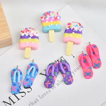 Diy jewelry handmade making 40pcs/lot color eraser materials ice cream/Slipper shape earring charms pendants accessory
Diy jewelry handmade making 40pcs/lot color eraser materials ice cream/Slipper shape earring charms pendants accessory