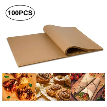 NEW 100 Pcs Non Stick Baking Paper High Temperature Resistant Sheet Paper Oven Microwave Grill Baking Mat Baking Tool LBShipping
NEW 100 Pcs Non Stick Baking Paper High Temperature Resistant Sheet Paper Oven Microwave Grill Baking Mat Baking Tool LBShipping
