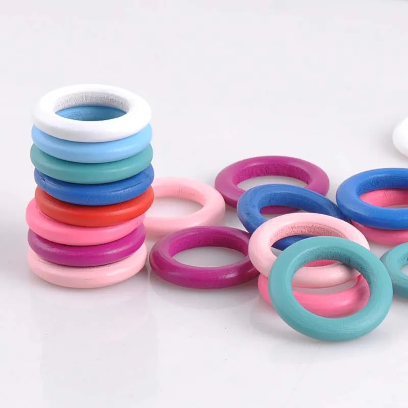 40pcs - Large Wooden Ring - 1.26 inch diameter (32mm) - Great for Jewelry, Teethers, Rings Toss Games and More MT1444
40pcs - Large Wooden Ring - 1.26 inch diameter (32mm) - Great for Jewelry, Teethers, Rings Toss Games and More MT1444