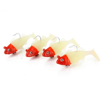 5pcs* 4Pcs Light Lead Fish Fishing Lure Peche Carp Tackle Bait Fishy Attractant Pesca Topwater Soft Lure With Trble Hooks
5pcs* 4Pcs Light Lead Fish Fishing Lure Peche Carp Tackle Bait Fishy Attractant Pesca Topwater Soft Lure With Trble Hooks