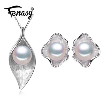 FENASY Pearl Jewelry wedding engagement jewelry sets Natural Pearl pendant Necklace women/stud Earrings,big size party earrings
FENASY Pearl Jewelry wedding engagement jewelry sets Natural Pearl pendant Necklace women/stud Earrings,big size party earrings