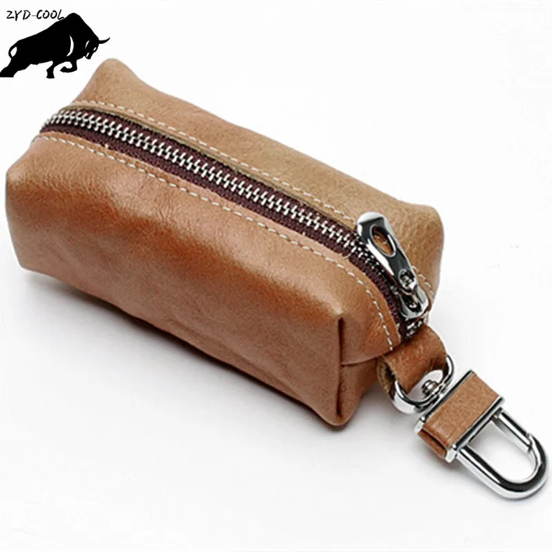ZYD-COOL High Quality Key Holder Genuine Cow Leather Key Case Zipped Key Pouch Keychain Auto Car Key Cases Bag
ZYD-COOL High Quality Key Holder Genuine Cow Leather Key Case Zipped Key Pouch Keychain Auto Car Key Cases Bag