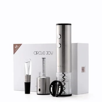 Xiaomi Youpin Circle Joy Stainless Steel Electric Bottle Opener Electric Corkscrew Foil Cutter Base Cork 4 In 1 Gift Box
Xiaomi Youpin Circle Joy Stainless Steel Electric Bottle Opener Electric Corkscrew Foil Cutter Base Cork 4 In 1 Gift Box