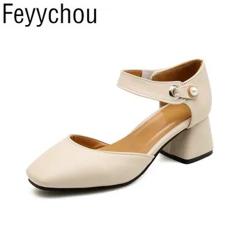 Women Pumps Shoes High Heel Pu Square Toe Pearl Hook Loop 2018 Summer New Sweet Fashion Casual Wedding Black Pink White Beige
Women Pumps Shoes High Heel Pu Square Toe Pearl Hook Loop 2018 Summer New Sweet Fashion Casual Wedding Black Pink White Beige