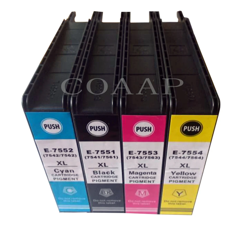 T7551 T7561 T7541 Compatible Ink Cartridge For Epson WF-8590DWF 8590D3TWFC 8090D3TWC 8510DWF 8010DW inkjet printer with chip
T7551 T7561 T7541 Compatible Ink Cartridge For Epson WF-8590DWF 8590D3TWFC 8090D3TWC 8510DWF 8010DW inkjet printer with chip