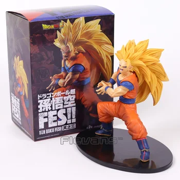 Dragon Ball Z FES!! vol.3 Super Saiyan 3 Son Goku PVC Figure Collectible Model Toy 16cm
Dragon Ball Z FES!! vol.3 Super Saiyan 3 Son Goku PVC Figure Collectible Model Toy 16cm