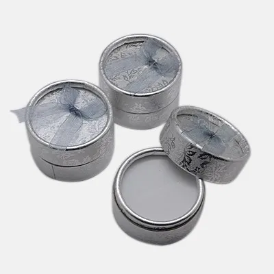 PandaHall 6pc 55x32~35mm Cardboard Ring Jewelry Gift Packing Silver Color Elegant Boxes, Round, Silver
PandaHall 6pc 55x32~35mm Cardboard Ring Jewelry Gift Packing Silver Color Elegant Boxes, Round, Silver