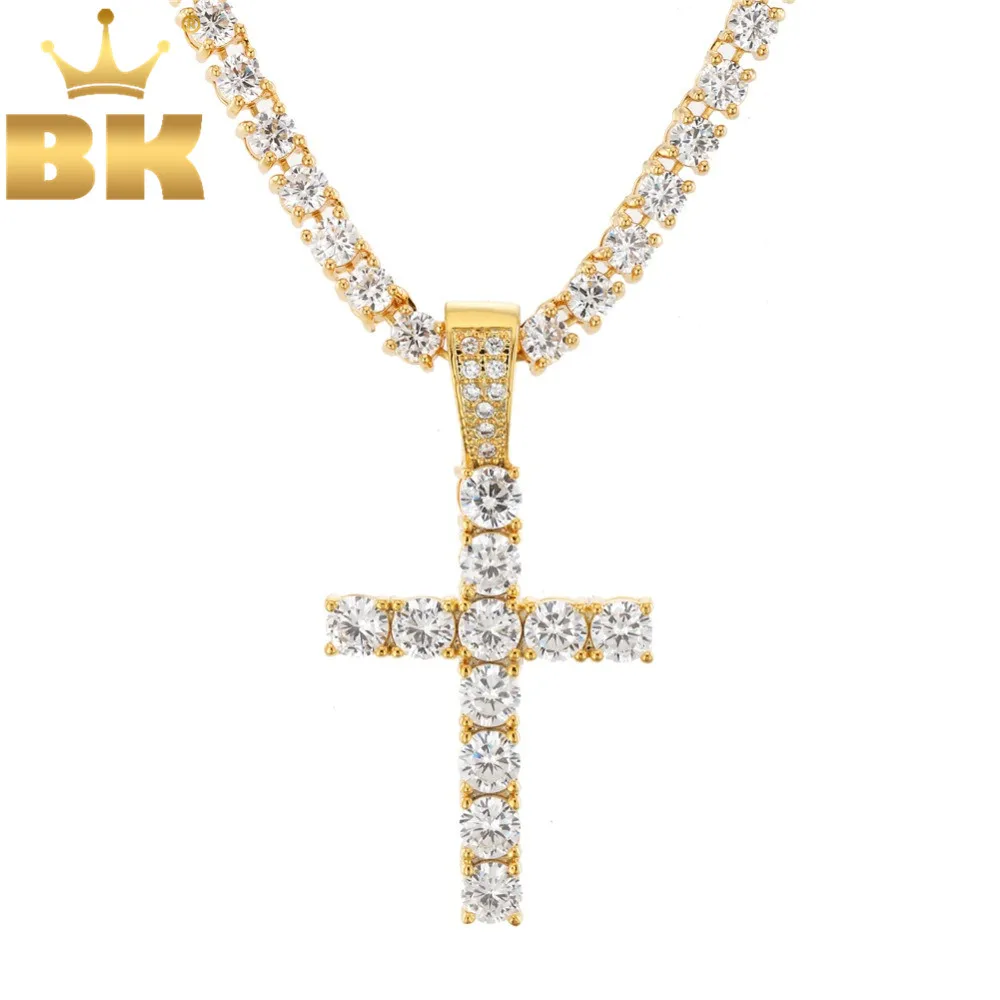 Mens Micro AAA CZ Cubic Zirconia Cross Charm Pendant 3mm CZ Tennis Chains Necklace Fashion Jewelry Christmas Gifts
Mens Micro AAA CZ Cubic Zirconia Cross Charm Pendant 3mm CZ Tennis Chains Necklace Fashion Jewelry Christmas Gifts