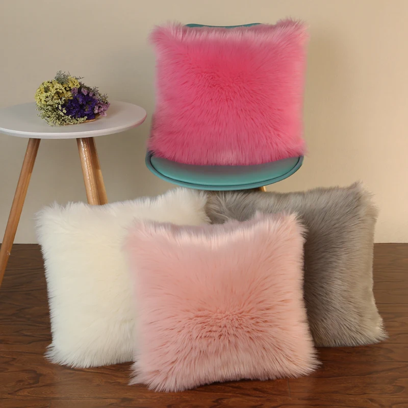 2018 New Fashion Pillow With Inner Core Plush Artificial Fur Long Wool like Soft Fleece Throw Cushion Winter Warm
2018 New Fashion Pillow With Inner Core Plush Artificial Fur Long Wool like Soft Fleece Throw Cushion Winter Warm