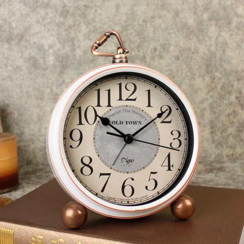 Vintage Retro Alarm Clock Old Fashion Silent Desk Quartz Clock Battery Operated for Home Decoration Bedroom Office
Vintage Retro Alarm Clock Old Fashion Silent Desk Quartz Clock Battery Operated for Home Decoration Bedroom Office