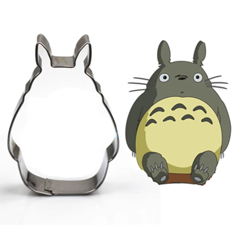 

1Pc Stainless Steel Totoro Shaped Fondant Cake Biscuit Mold Sandwich Pastry Cookie Cutter Kitchen Cooking DIY Decorating Tools