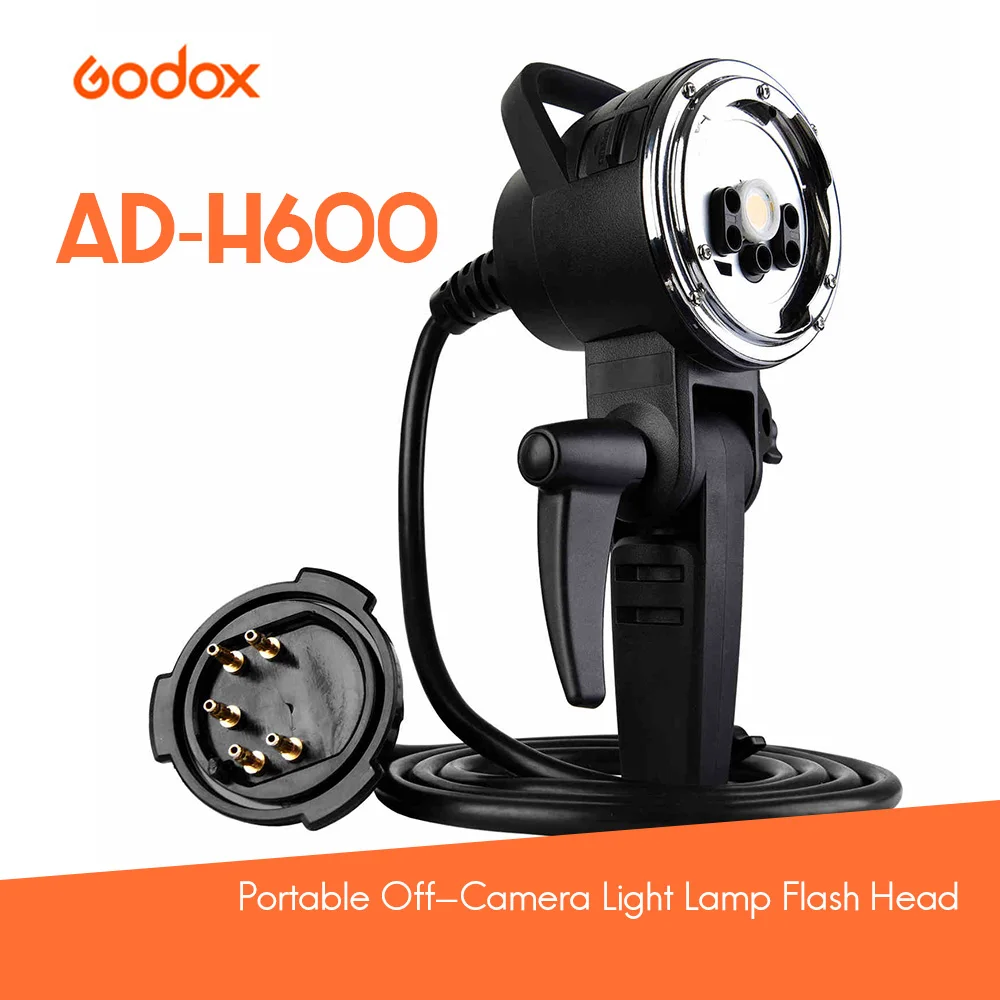 

Godox AD-H600 600W Portable Off-Camera Light Lamp Flash Head for Godox AD600 AD600M for Godox / Bowens Mount