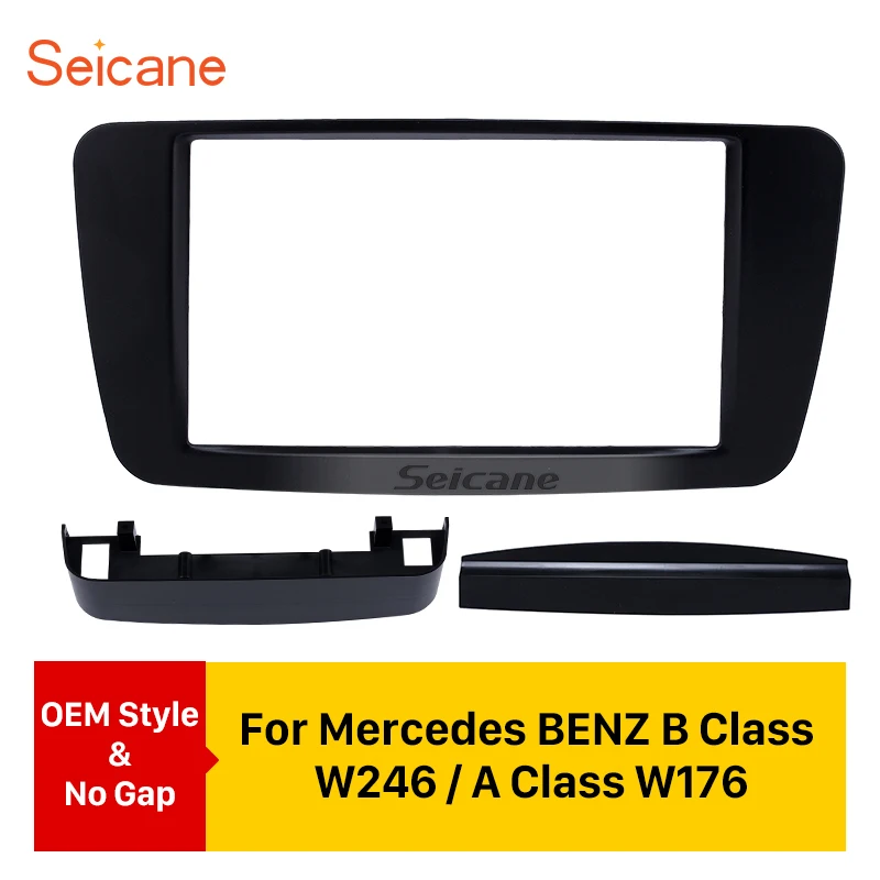 Seicane 2 Din Car Radio Fascia Panel Install Frame Auto Trim Refit Kit For 2013 2014 2015 Mercedes BENZ B Class W246 A Class W17
Seicane 2 Din Car Radio Fascia Panel Install Frame Auto Trim Refit Kit For 2013 2014 2015 Mercedes BENZ B Class W246 A Class W17
