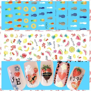1 Sheet Cute Strawberry Pineapple Various Summer Fruit Juice Designs Adhesive Nail Art Stickers Decals DIY Tips F286-294#
1 Sheet Cute Strawberry Pineapple Various Summer Fruit Juice Designs Adhesive Nail Art Stickers Decals DIY Tips F286-294#