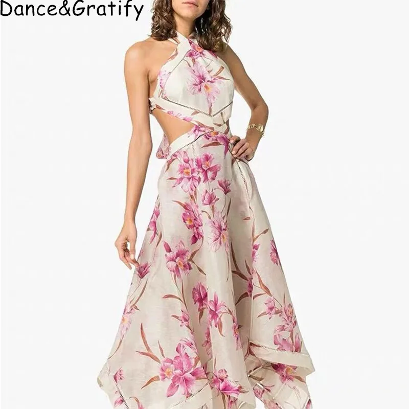 New fashion Print Runway dress spring summer holiday beach backless sexy Long Maxi dresses party night club dress 2019
New fashion Print Runway dress spring summer holiday beach backless sexy Long Maxi dresses party night club dress 2019