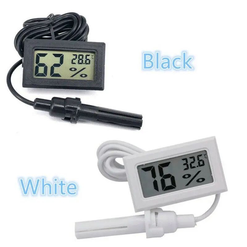 Mini LCD Digital Thermometer for Freezer Temperature -50~110 degree Refrigerator Fridge Thermometer indoor outdoor Probe 1M 2M
Mini LCD Digital Thermometer for Freezer Temperature -50~110 degree Refrigerator Fridge Thermometer indoor outdoor Probe 1M 2M