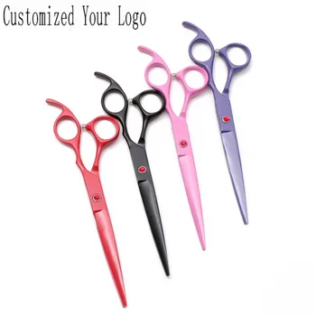 7" 19.5cm Stainless Customized Logo Cats Dog Grooming-for-dog Animal Cutting Shears Dogs Shears Professional Pets Scissors C4102
7" 19.5cm Stainless Customized Logo Cats Dog Grooming-for-dog Animal Cutting Shears Dogs Shears Professional Pets Scissors C4102