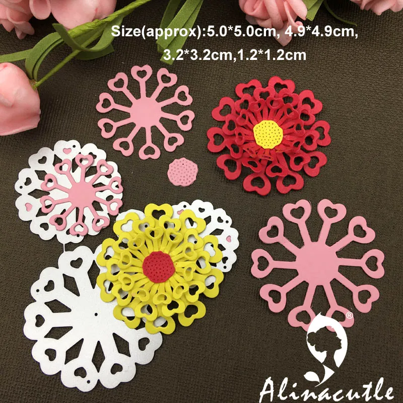 METAL CUTTING DIES Alinacraft 4pc heart shape flower Scrapbooking papercraft card album punch stencil art cutter die cut
METAL CUTTING DIES Alinacraft 4pc heart shape flower Scrapbooking papercraft card album punch stencil art cutter die cut