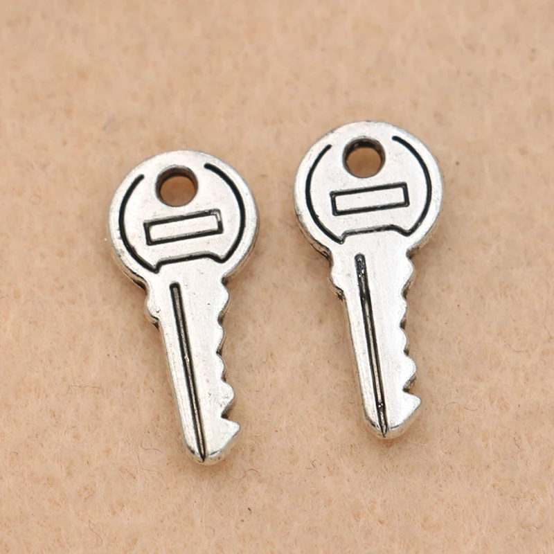 10pcs Antique Silver Plated Key Charms Pendants Jewelry Diy Jewelry Making Bracelet Findings Craft 19.5x9mm
10pcs Antique Silver Plated Key Charms Pendants Jewelry Diy Jewelry Making Bracelet Findings Craft 19.5x9mm
