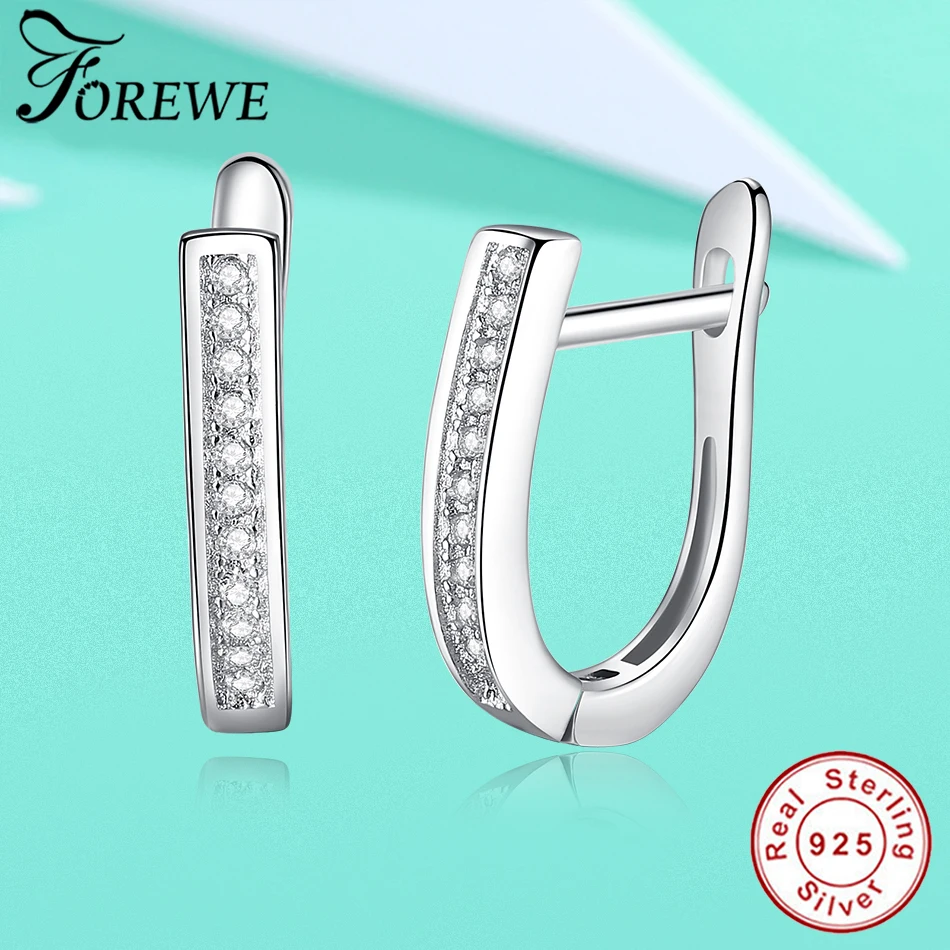 2019 New Wedding Engagement Earrings 925 Sterling Silver Crystal Zircon Hoop Earrings For Women Jewelry Female Brincos
2019 New Wedding Engagement Earrings 925 Sterling Silver Crystal Zircon Hoop Earrings For Women Jewelry Female Brincos