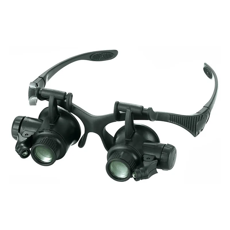 10X 15X 20X 25X LED Magnifier Double Eye Glasses Jeweler Watch Repair Eye Glasses Optical Lens Magnifier Loupe Tools With 2 LED
10X 15X 20X 25X LED Magnifier Double Eye Glasses Jeweler Watch Repair Eye Glasses Optical Lens Magnifier Loupe Tools With 2 LED