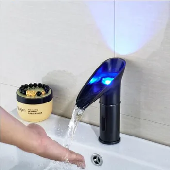 Oil Rubbed Bronze Nickel LED Deck Mount Mixer Tap Bathroom Automatic Faucet Cold And Hot Sense Faucets
Oil Rubbed Bronze Nickel LED Deck Mount Mixer Tap Bathroom Automatic Faucet Cold And Hot Sense Faucets