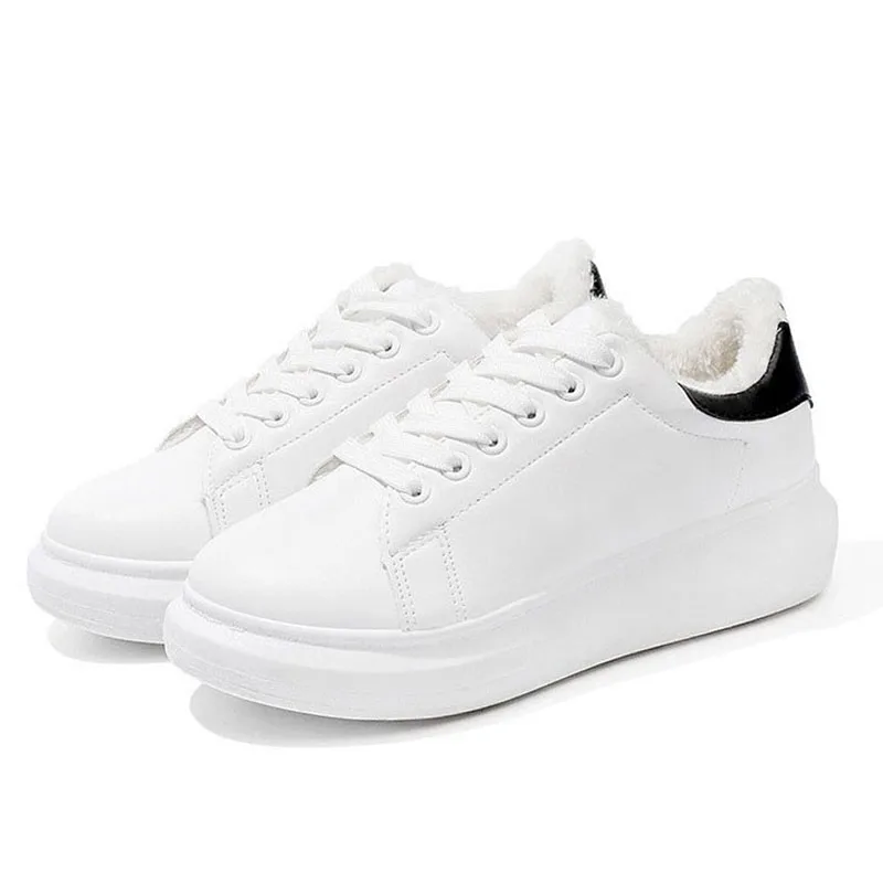 Women Shoes Keep Warm Sneakers Women Plus Fur Vulcanize Shoes Chaussures Femme Winter White Casual Shoes Female Krasovki
Women Shoes Keep Warm Sneakers Women Plus Fur Vulcanize Shoes Chaussures Femme Winter White Casual Shoes Female Krasovki