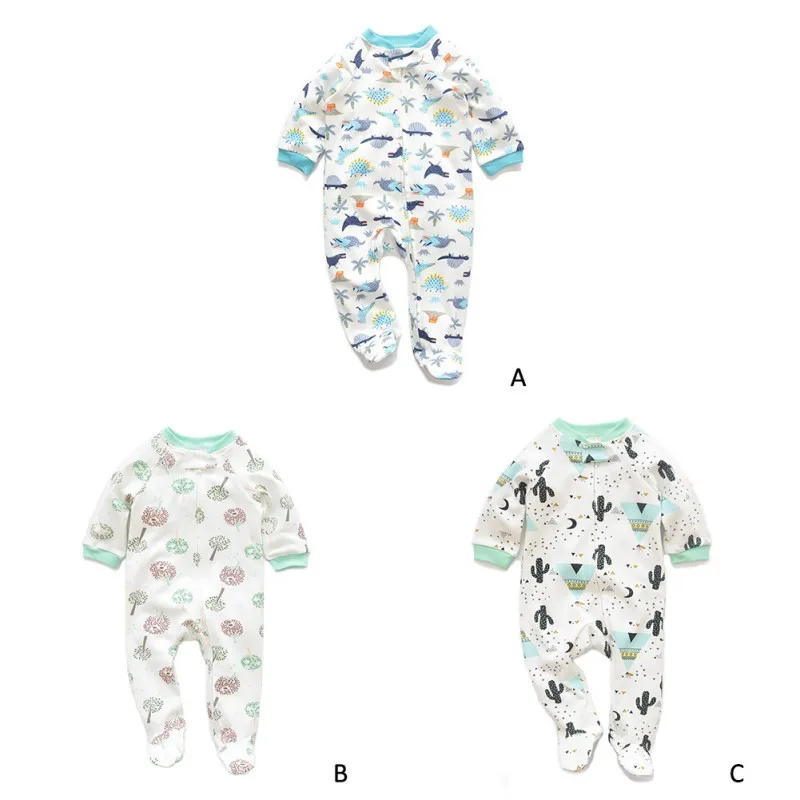 Infant Girls Boys Spring Autumn Zipper Romper Long Sleeves Cartoon Print Climb Soft Bag Foot Jumpsuit
Infant Girls Boys Spring Autumn Zipper Romper Long Sleeves Cartoon Print Climb Soft Bag Foot Jumpsuit