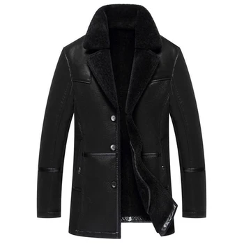Patch Designs Winter Mens Fur Leather Jacket Streetwear Vintage Mens Faux Sheepskin Fur Line Leather Coats Plus Size 4XL A001
Patch Designs Winter Mens Fur Leather Jacket Streetwear Vintage Mens Faux Sheepskin Fur Line Leather Coats Plus Size 4XL A001