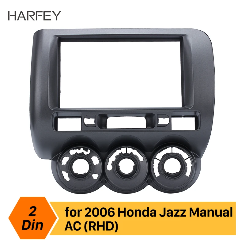 Harfey 2Din 178*102mm Car Refitting Panel Trim Kit Frame Fascia For 2006 Honda Jazz Manual AC RHD Car Radio Frame
Harfey 2Din 178*102mm Car Refitting Panel Trim Kit Frame Fascia For 2006 Honda Jazz Manual AC RHD Car Radio Frame