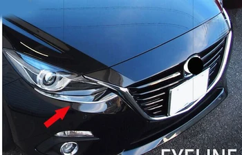 ACCESSORIES FIT FOR MAZDA 3 AXELA 2014 2015 2016 CHROME FRONT HEAD LIGHT EYEBROW EYELID GARNISH TRIM COVER
ACCESSORIES FIT FOR MAZDA 3 AXELA 2014 2015 2016 CHROME FRONT HEAD LIGHT EYEBROW EYELID GARNISH TRIM COVER