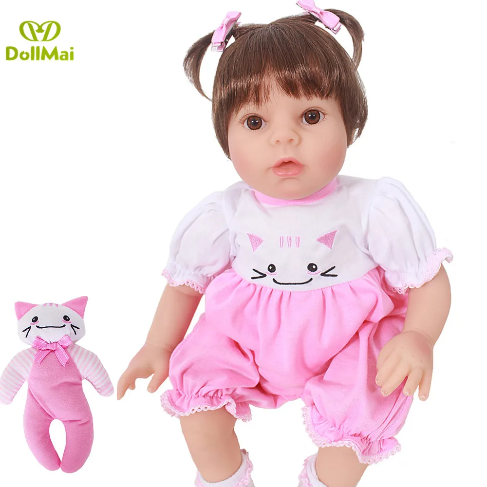 DollMai Doll toys Bebes reborn reborn menina fashion children doll toys gift 20"50cm silicone reborn baby doll oyuncak bebekler
DollMai Doll toys Bebes reborn reborn menina fashion children doll toys gift 20"50cm silicone reborn baby doll oyuncak bebekler