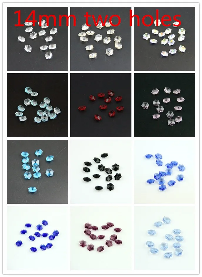 Hot Sale Crystal Snow Flower Beads 14mm In 2 Holes Glass Snowflake Chandelier Beads For Party Wedding Decoration Free Shipping
Hot Sale Crystal Snow Flower Beads 14mm In 2 Holes Glass Snowflake Chandelier Beads For Party Wedding Decoration Free Shipping