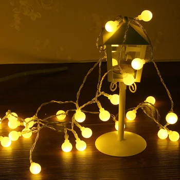 New 3M 30 LED Fairy Garland LED Ball String Lights Waterproof For Christmas Tree Wedding Home Indoor Decoration Battery Powered
New 3M 30 LED Fairy Garland LED Ball String Lights Waterproof For Christmas Tree Wedding Home Indoor Decoration Battery Powered