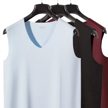 men clothes Mens underwear Ice Silk V neck Man Sleeveless Undershirt men singlet unterhemd herren plus size 
men clothes Mens underwear Ice Silk V neck Man Sleeveless Undershirt men singlet unterhemd herren plus size